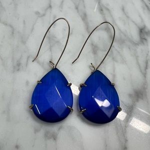 blue kendra scott earrings